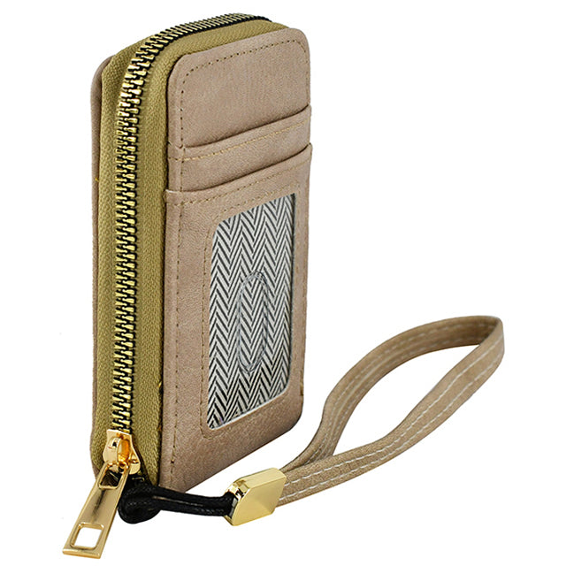 Fashion Accordion Card Holder Wallet Wristlet