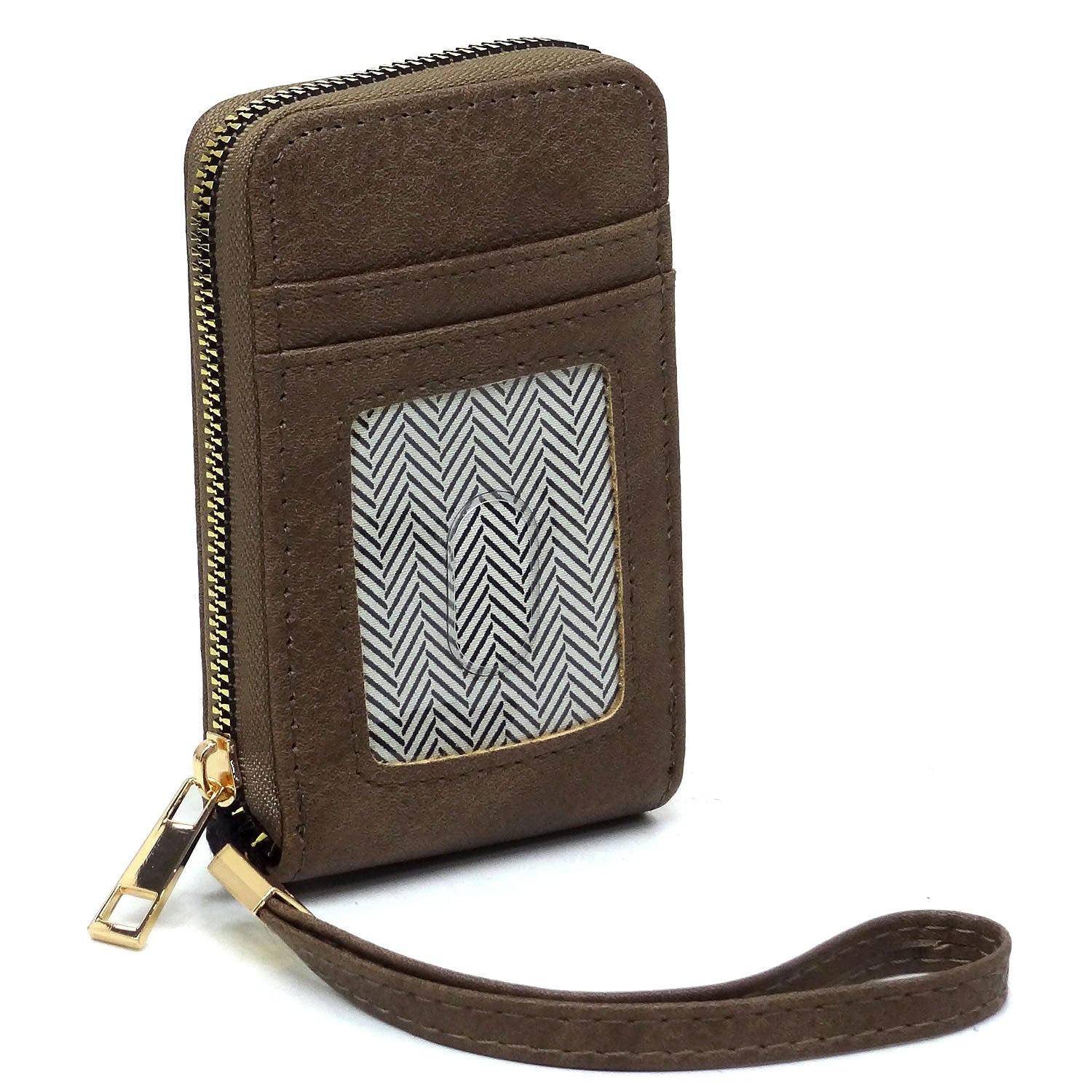 Fashion Accordion Card Holder Wallet Wristlet