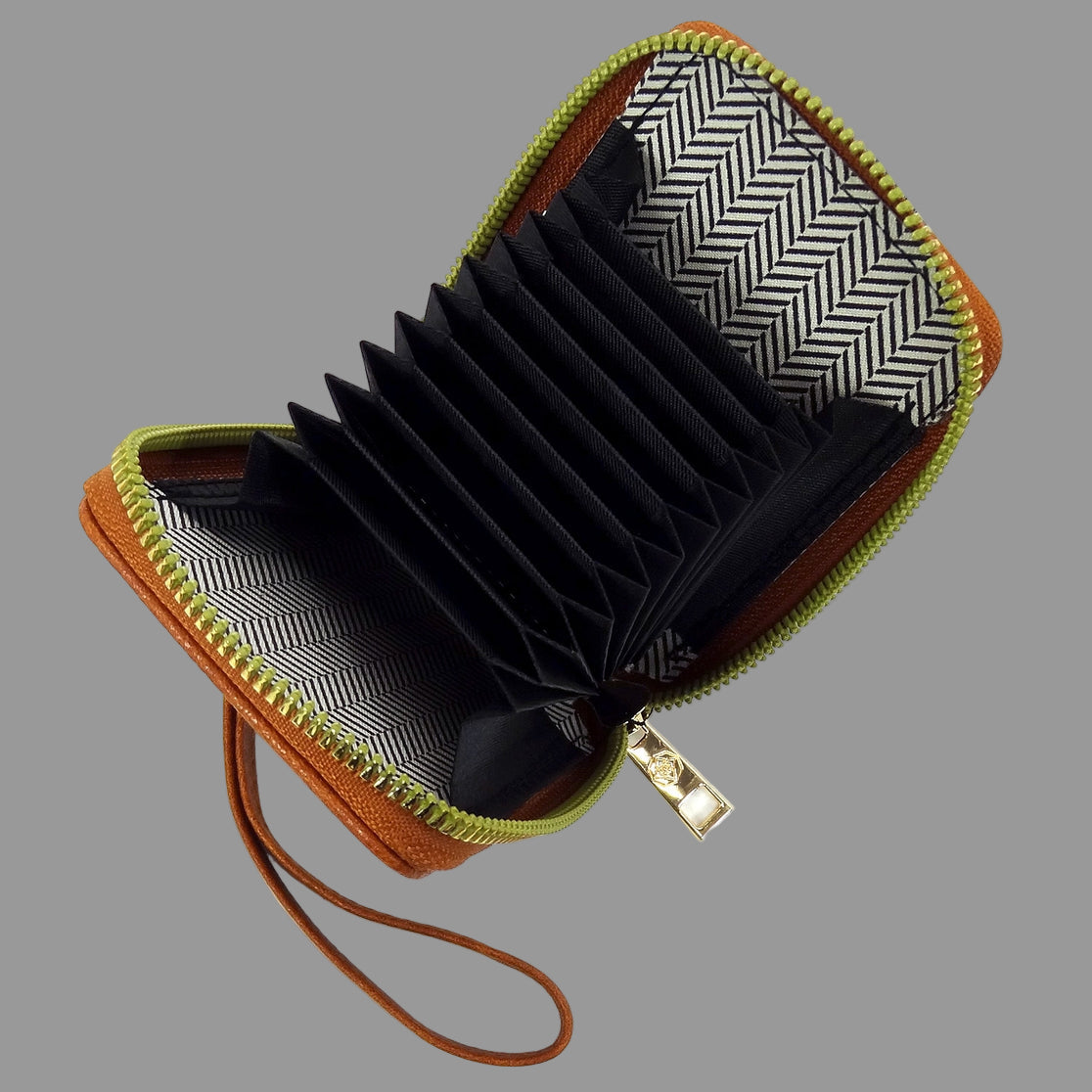Fashion Accordion Card Holder Wallet Wristlet