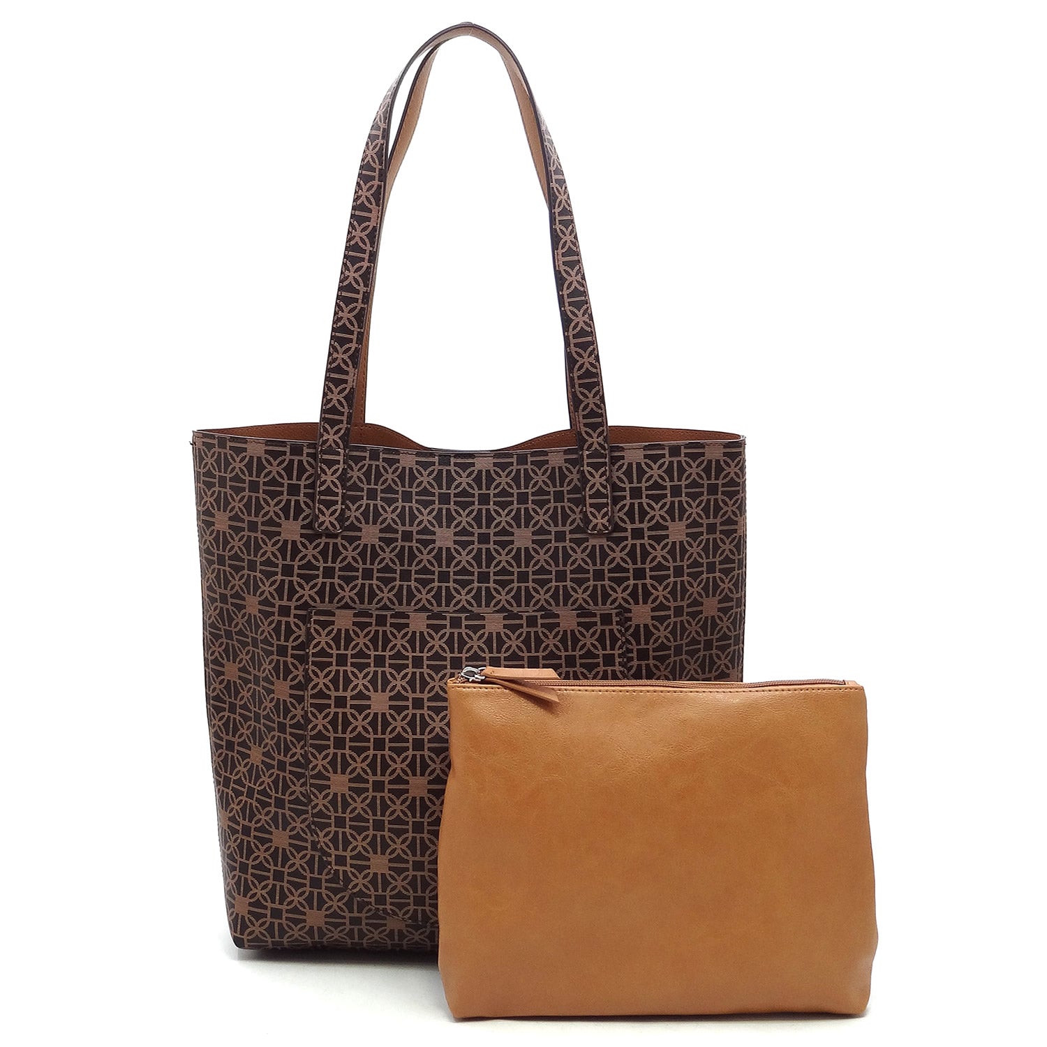 Fashion Monogram Pocket 2-in-1 Shopper